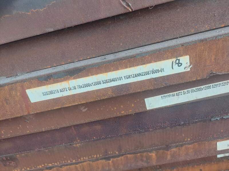 THÉP TẤM A572 CHÍNH HÃNG  NHẬT BẢN