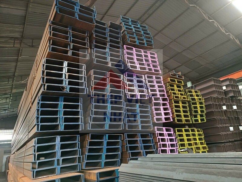 Thép hình U100x50x5x12m Nhật Bản