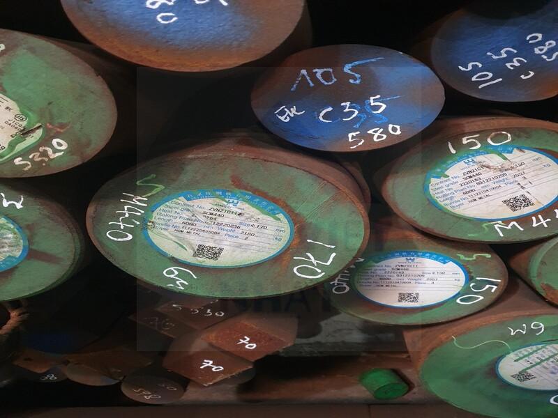 THÉP TRÒN ĐẶC S45C PHI 210/ THÉP THANH TRÒN D210 S45C