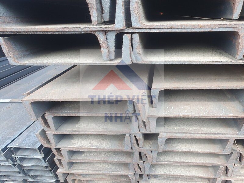 Thép hình U160x60x6x12m(12,6kg/mét)