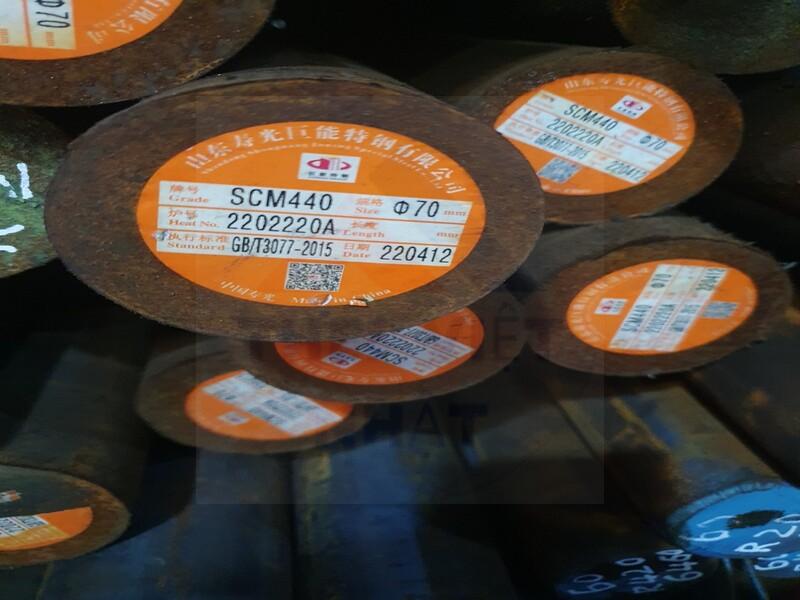 THÉP TRÒN ĐẶC SCM435 PHI 75/ THÉP THANH TRÒN D75 SCM435