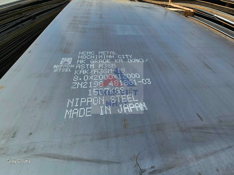 THÉP TẤM ASTM A36 NHẬP KHẨU NHẬT BẢN